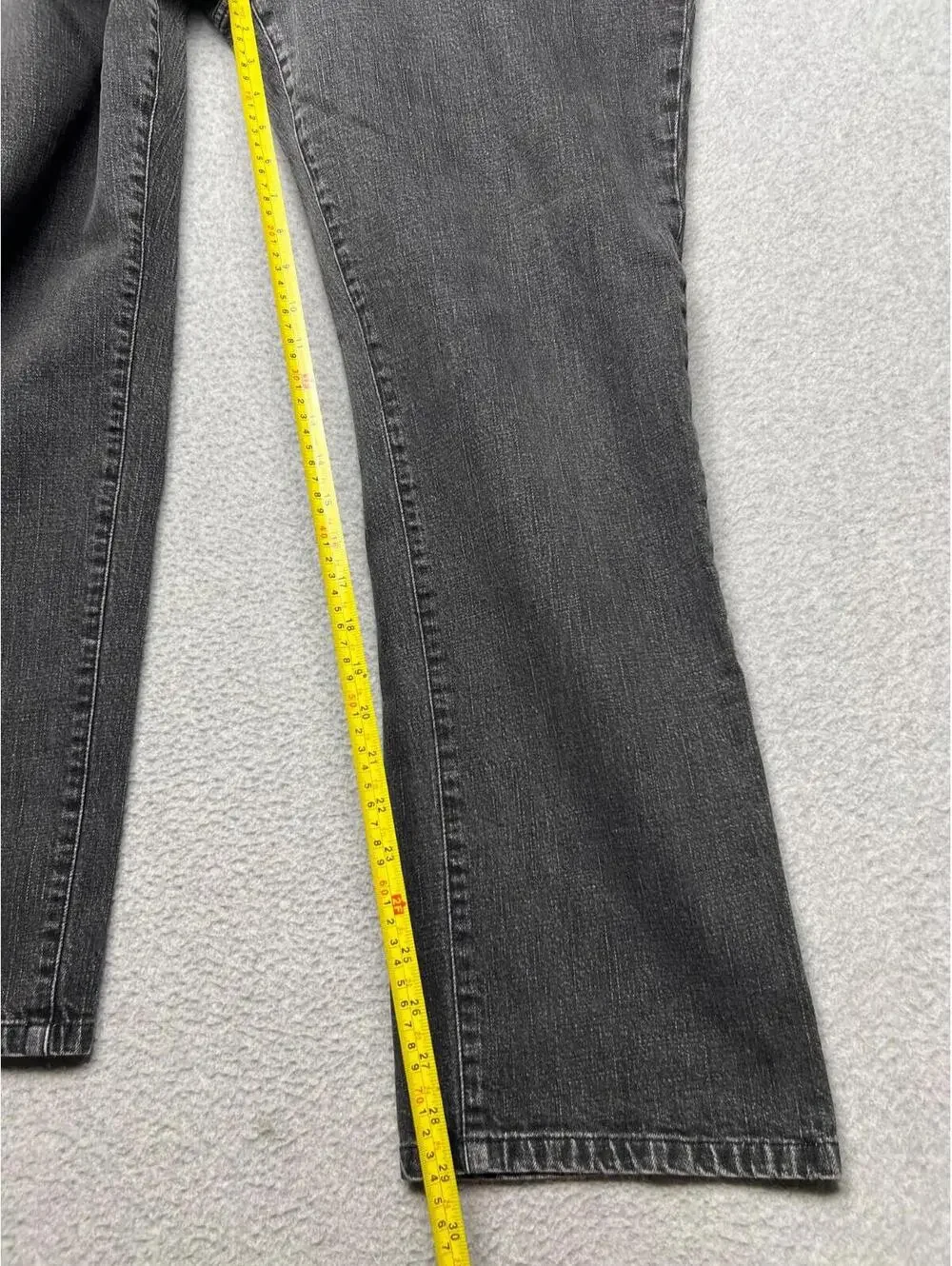 Lauren Ralph Lauren Denim Straight Leg Jeans Womens Plus 18W Black Classic